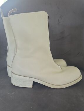 Guidi P2 Leather Mid-Calf Zip Boots